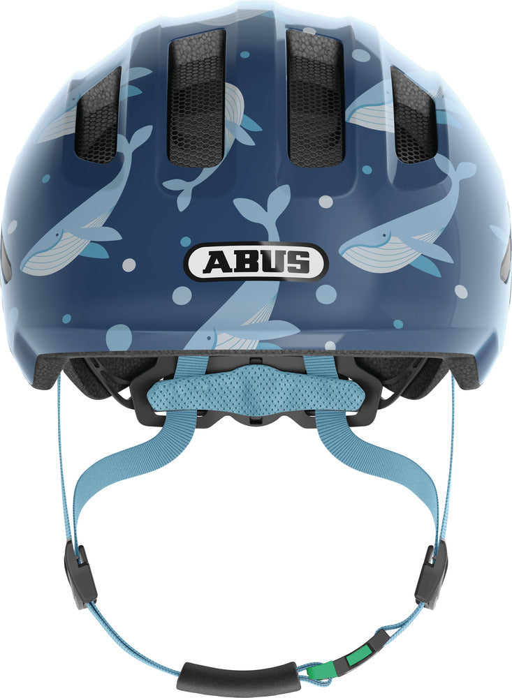 Abus Smiley 3.0 Blue Whale Green Buckle