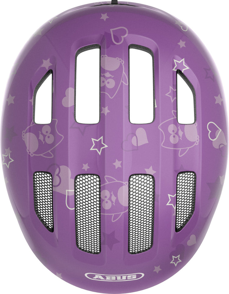 Abus Smiley 3.0 Purple Star Green Buckle