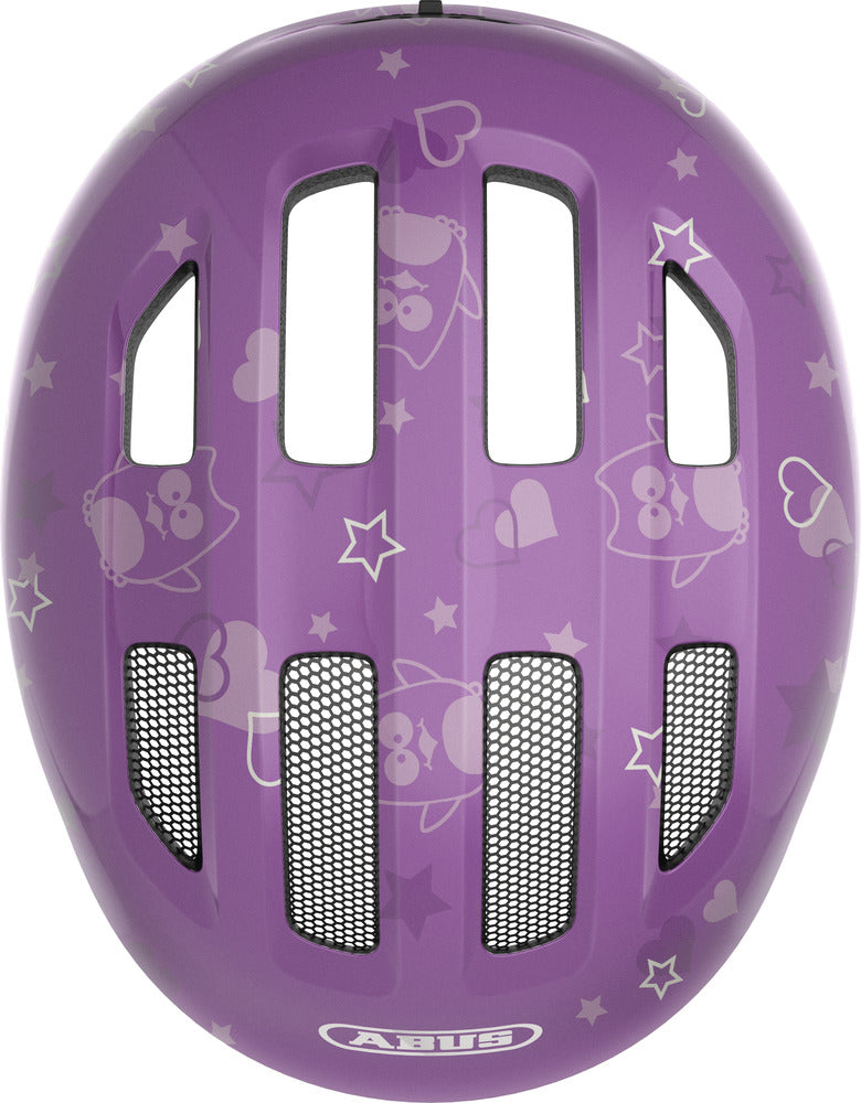Abus Smiley 3.0 Purple Star Green Buckle