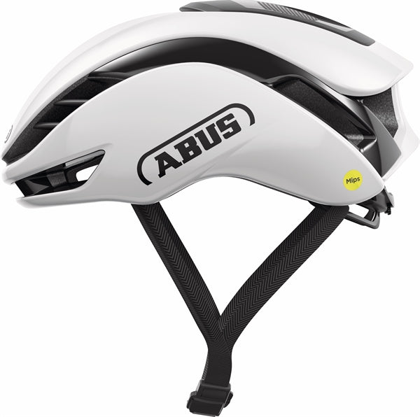 Abus Gamechanger 2.0 Shiny White Mips. Round Fit - Asian Fit