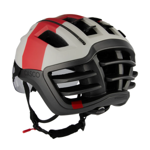 Casco Speedairo Nitro Silk Gray Cream Red